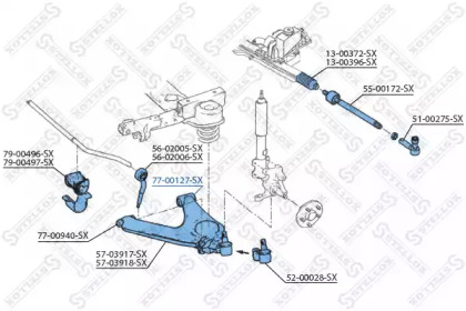 Подвеска STELLOX 77-00127-SX