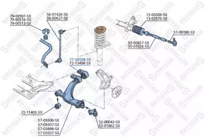 Подвеска STELLOX 77-00158-SX