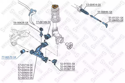 Подвеска STELLOX 77-00172-SX