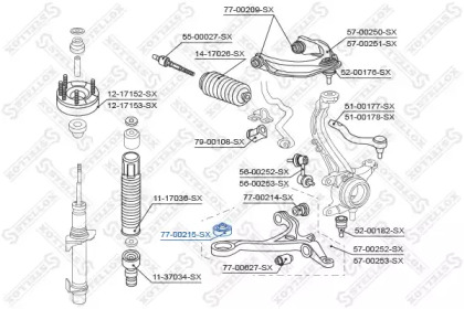 Подвеска STELLOX 77-00215-SX