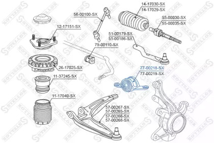 Подвеска STELLOX 77-00218-SX