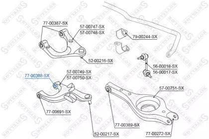 Подвеска STELLOX 77-00388-SX