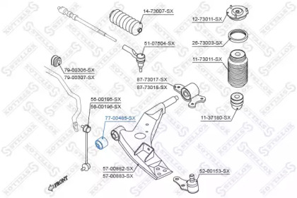 Подвеска STELLOX 77-00485-SX