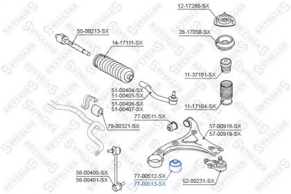 Подвеска STELLOX 77-00513-SX