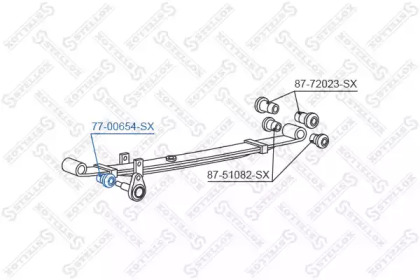 Подвеска, рычаг независимой подвески колеса STELLOX 77-00654-SX