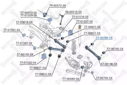 Подвеска STELLOX 77-00745-SX