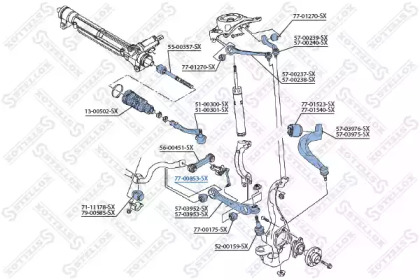 Подвеска STELLOX 77-00853-SX