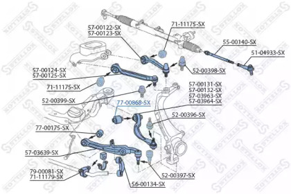 Подвеска STELLOX 77-00868-SX