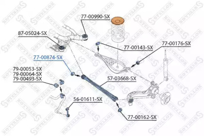 Подвеска STELLOX 77-00874-SX