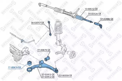 Подвеска STELLOX 77-00878-SX