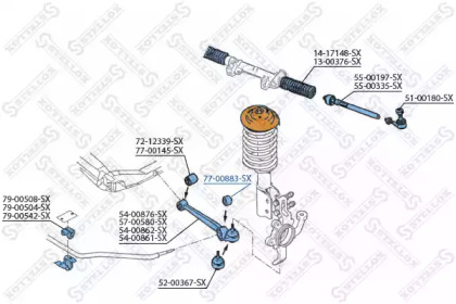 Подвеска STELLOX 77-00883-SX