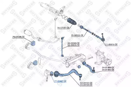 Подвеска STELLOX 77-00887-SX