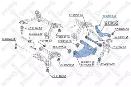 Подвеска STELLOX 77-00923-SX