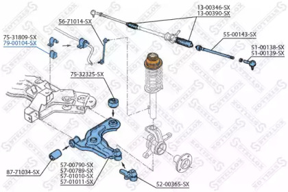 Подвеска STELLOX 79-00104-SX