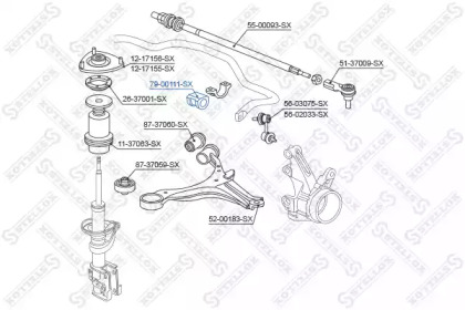 Подвеска STELLOX 79-00111-SX