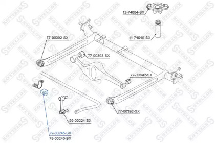 Подвеска STELLOX 79-00245-SX