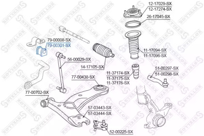 Подвеска STELLOX 79-00301-SX