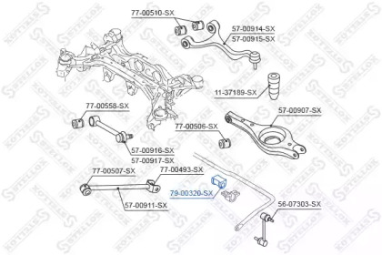 Подвеска STELLOX 79-00320-SX