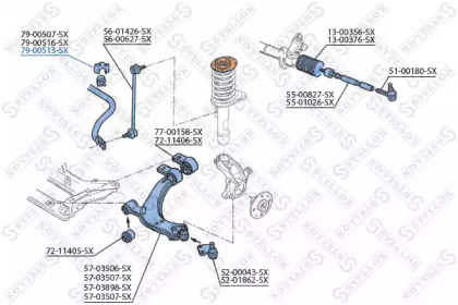 Подвеска STELLOX 79-00513-SX