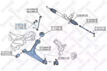 Подвеска STELLOX 79-00536-SX