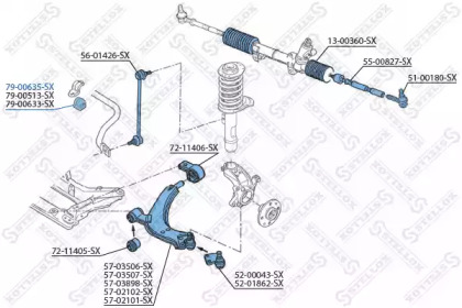 Подвеска STELLOX 79-00635-SX