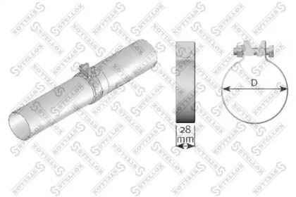 Соединительные элементы, система выпуска STELLOX 82-01071-SX