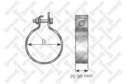 Соединительные элементы трубопровода STELLOX 82-01073-SX