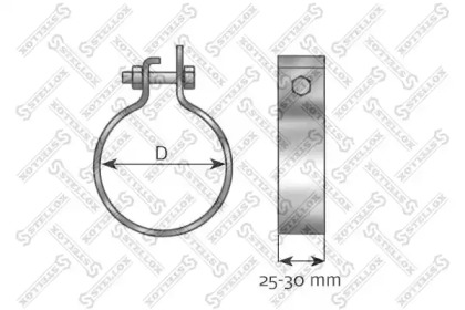 Соединительные элементы трубопровода STELLOX 82-01100-SX