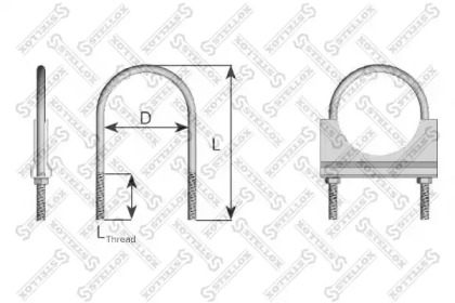 Соединительные элементы трубопровода STELLOX 82-01103-SX