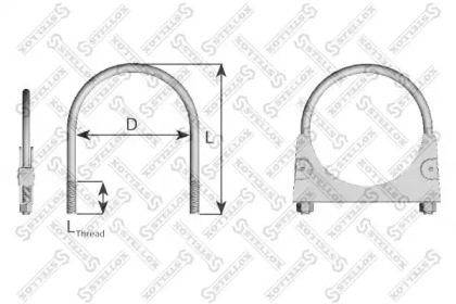 Соединительные элементы трубопровода STELLOX 82-01105-SX