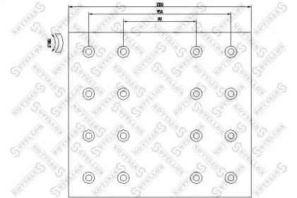 Комплект колодки тормозной накладки STELLOX 85-00953-SX