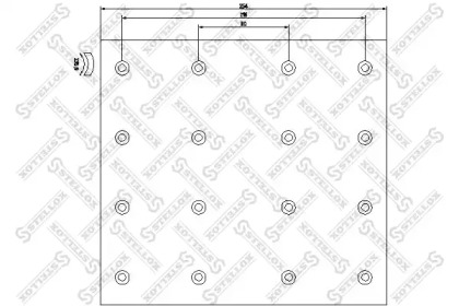 Комплект колодки тормозной накладки STELLOX 85-01090-SX