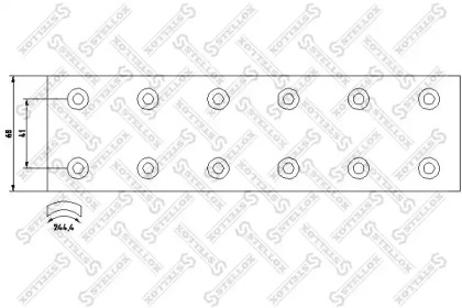 Комплект колодки тормозной накладки STELLOX 85-01139-SX