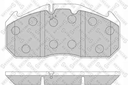 Комплект тормозных колодок STELLOX 85-01405-SX