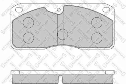 Комплект тормозных колодок STELLOX 85-01407-SX