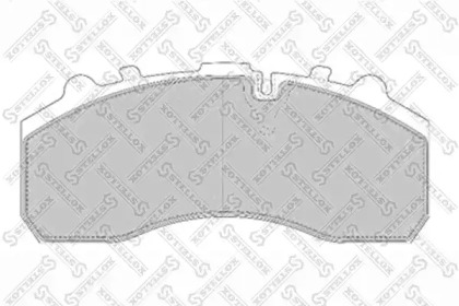 Комплект тормозных колодок STELLOX 85-01413-SX