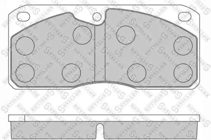 Комплект тормозных колодок STELLOX 85-01431-SX