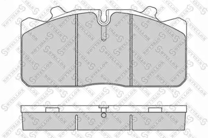 Комплект тормозных колодок STELLOX 85-11416-SX