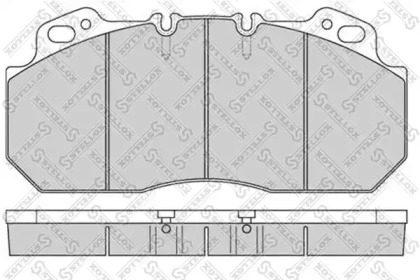 Комплект тормозных колодок STELLOX 85-21417-SX