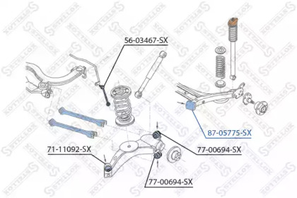 Подвеска STELLOX 87-05775-SX