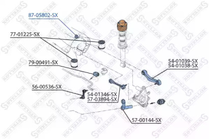 Подвеска STELLOX 87-05802-SX