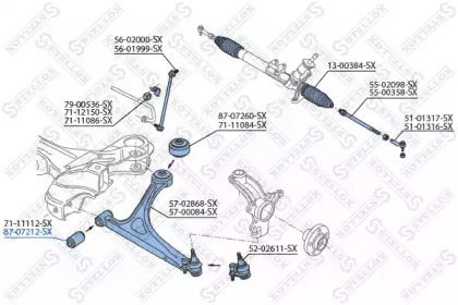 Подвеска STELLOX 87-07212-SX