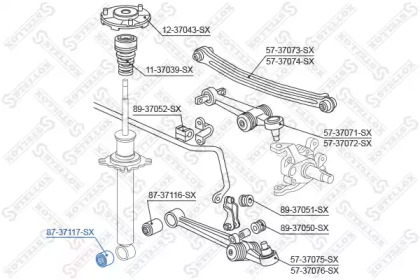 Подвеска STELLOX 87-37117-SX