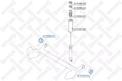 Подвеска STELLOX 87-51039-SX