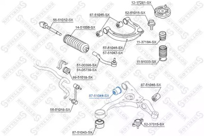 Подвеска STELLOX 87-51044-SX