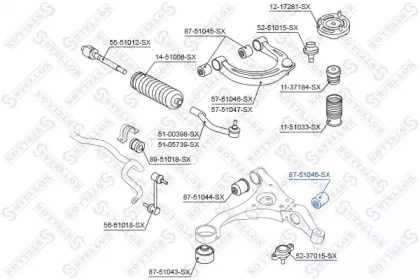 Подвеска STELLOX 87-51046-SX