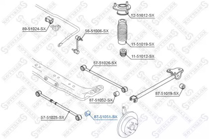 Подвеска STELLOX 87-51051-SX