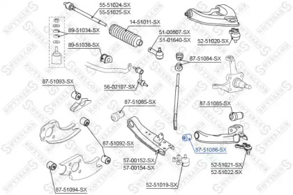 Подвеска STELLOX 87-51086-SX