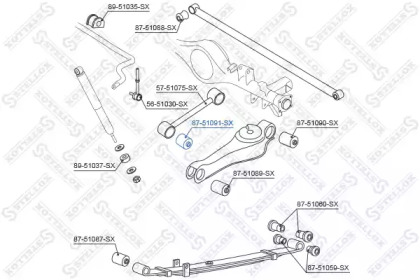 Подвеска STELLOX 87-51091-SX