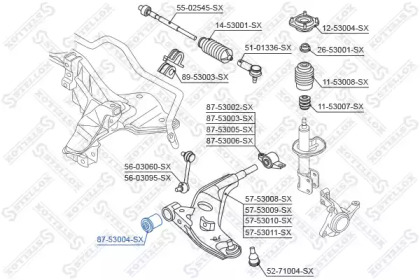 Подвеска STELLOX 87-53004-SX